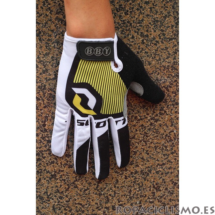 2020 Scott Guantes Largos Blanco Negro Amarillo